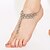 cheap Body Jewelry-Anklet Barefoot Sandals Ladies Unique Design Boho Women&#039;s Body Jewelry For Christmas Gifts Daily Gold Plated Alloy Silver