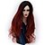 cheap Synthetic Trendy Wigs-Synthetic Wig Natural Wave Style Capless Wig Dark Red Synthetic Hair Women&#039;s Ombre Hair Red Wig Long Natural Wigs