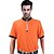 preiswerte Herrengolfkleidung-Herren Weiß Blau Orange Kurzarm POLO Shirt Shirt Herbst Damen-Golfkleidung, Kleidung, Outfits, Kleidung