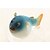 levne Dekorace a kamínky do akvária-akvárko dekorace akvária miska na ryby umělá ryba náhodná barva svítící plastová guma 8*5*6 cm