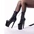 cheap Women&#039;s Boots-Women&#039;s Boots Stiletto Heel Round Toe Fashion Boots Party &amp; Evening Zipper Lace-up PU Winter Black