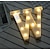 cheap Décor &amp; Night Lights-LED Letter Lights Sign 26 Letters Alphabet Light Up Letters Sign for Night Light Wedding Birthday Party Battery Powered Christmas Dorm Lamp Home Bar Decoration