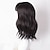 cheap Black &amp; African Wigs-Black Wigs for Women Synthetic Wig Natural Wave Natural Wave Layered Haircut Wig Medium Length Dark Brown Natural Black Rainbow Synthetic Hair with Bangs Natural Black