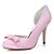 ieftine Pantofi de Mireasă-Pentru femei Satin Primăvară / Vară Pantofi formale pantofi de nunta Toc Stilat Vârf rotund Funde Alb / Roz / Nuntă / Party &amp; Seară