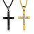 abordables Collier Homme-Collier Pendentif Collier dieu Homme Acier au titane Croix Personnalisé Mode Classique Hip-Hop Hip hop Noir Dorée Colliers Tendance Bijoux pour Soirée Naissance Plein Air Cadeau