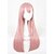 olcso Jelmezparókák-rózsaszín paróka technoblade cosplay szintetikus paróka egyenes egyenes paróka hosszú rózsaszín szintetikus haj faux locs paróka rózsaszín