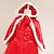 preiswerte Kostüme aus Film und Fernsehen-Cinderella Elsa Kleid Cosplay Kostüme Umhang Mädchen Film Cosplay A-Linie Urlaubskleid Rot Blau Kleid Umhang Weihnachten Halloween Karneval Polyester