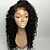 cheap Human Hair Wigs-Remy Human Hair Glueless Lace Front Lace Front Wig style Brazilian Hair Curly Natural Black Wig 130% 150% 180% Density 8-26 inch with Baby Hair Natural Hairline African American Wig 100% Hand Tied