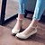 cheap Women&#039;s Heels-Women&#039;s Shoes PU(Polyurethane) Spring Comfort Flats Low Heel / Chunky Heel Round Toe White / Black / Almond