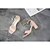 cheap Women&#039;s Sandals-Women&#039;s Sandals Dress Summer Buckle Block Heel Open Toe Light Soles PU Silver Pink Beige