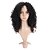Χαμηλού Κόστους Συνθετικές Trendy Περούκες-Συνθετικές Περούκες Σγουρά Σγουρά Περούκα Μεσαίο Μαύρο Συνθετικά μαλλιά Γυναικεία Μαύρο