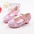 tanie Obuwie dziewczęce-Girls&#039; Comfort / Novelty / Flower Girl Shoes Synthetic Microfiber PU Flats Rhinestone / Buckle Pink / Gold / Silver Spring &amp; Summer / TPR (Thermoplastic Rubber)