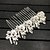 cheap Headpieces-Crystal / Alloy Hair Combs / Headwear / Hair Stick with Floral 1pc Wedding / Special Occasion / Anniversary Headpiece
