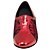 olcso Báli cipők és modern tánccipők-Női Latin cipők / Báli Műbőr S-hook Clasp Szandál Csipke Vaskosabb sarok Személyre szabható Dance Shoes Piros / Teljesítmény