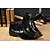 cheap Men&#039;s Boots-Men&#039;s Formal Shoes Nappa Leather Fall / Winter Vintage Boots Booties / Ankle Boots Black / Party &amp; Evening / Party &amp; Evening / Office &amp; Career / Fashion Boots / Combat Boots