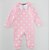 cheap Baby Girls&#039; One-Piece-Baby Girls&#039; Dot / Bow Polka Dot Long Sleeve Cotton Overall &amp; Jumpsuit Blushing Pink