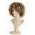 cheap Synthetic Trendy Wigs-Synthetic Wig Curly Curly Wig Short Black / Honey Blonde Synthetic Hair Women&#039;s African American Wig Mixed Color