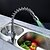 abordables Robinets de Cuisine-Robinet de Cuisine Chrome Set de centre Moderne / LED Kitchen Taps