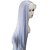 voordelige Synthetische kanten pruiken-Pruik Lace Front Synthetisch Haar Recht Recht  Kanten Voorkant Pruik Lang Grijs Synthetisch haar Dames Ombre-haar Grijs Uniwigs