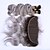 preiswerte Ein Pack Haar-Haarwebereien Brasilianisches Haar Große Wellen Haarverlängerungen Echthaar Haar-Einschlagfaden mit Verschluss Ombre Schlussverkauf 8a / Mittlerer Länge