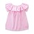 cheap Casual Dresses-Toddler Little Girls&#039; Dress Floral Striped Blushing Pink Short Sleeve Stripes Dresses Summer