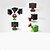 billige Magiske kuber-Speed Cube Set Magic Cube IQ-kube QI YI Warrior 3*3*3 Magiske kuber Stresslindrende leker Kubisk Puslespill Profesjonell Barne Voksne Leketøy Unisex Gutt Jente Gave