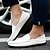 cheap Men&#039;s Slip-ons &amp; Loafers-Men&#039;s Loafers &amp; Slip-Ons Driving Shoes Light Soles Casual Outdoor Office &amp; Career Canvas White Black Blue Spring Fall / Split Joint