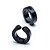 cheap Men&#039;s Earrings-Men&#039;s Women&#039;s AAA Cubic Zirconia Hoop Earrings Huggie Earrings Stainless Steel Earrings Flower Initial Jewelry Black For Casual Date Street Club Office &amp; Career