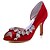 cheap Wedding Shoes-Women&#039;s Wedding Shoes Stiletto Heel Round Toe Crystal Elastic Fabric Basic Pump Spring / Summer Red / Light Pink / Ivory / Party &amp; Evening