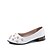 cheap Women&#039;s Flats-Women&#039;s Sandals Dress Party &amp; Evening Summer Imitation Pearl Chunky Heel Round Toe Comfort PU Black White