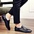 baratos Sapatilhas e Mocassins para Homem-Homens Couro Sintético Primavera / Outono Conforto Mocassins e Slip-Ons Preto / Castanho Claro / Castanho Escuro