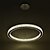 ieftine Design Cercuri-1-lumina 50 cm cristal reglabil reglabil candelabru cerc metalic galvanizat chic &amp; modern 110-120v 220-240v