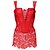 cheap Women&#039;s Sleep &amp; Lounge-Corset Women&#039;s Solid Colored Shapewear Corset Dresses Lace Up Red S / Super Sexy