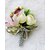 abordables Fleurs de mariage-Fleurs de mariage Boutonnières Mariage Organza / Satin 3.94 pouce