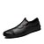 preiswerte Herrenpantoletten &amp; -slipper-Herrn Leichte Sohlen Herbst / Winter Hochzeit Normal Party &amp; Festivität Loafers &amp; Slip-Ons Leder Schwarz / Khaki / Büro &amp; Karriere