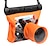 olcso Vízhatlan tasakok és dobozok-Vízálló Fényképezőgép táskák Vízálló száraz táska mert Vízálló Könnyű PVC ABS 20 m