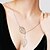 cheap Necklaces-Women&#039;s Pendant Necklace Y Necklace Lariat Origami Leaf Statement Ladies Fashion Sterling Silver Silver Golden Silver Necklace Jewelry For Party Wedding Casual Daily