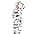preiswerte Kigurumi Pyjamas-Erwachsene Kigurumi-Pyjamas Milchkuh Stickerei Pyjamas-Einteiler Flanell Cosplay Für Herren und Damen Weihnachten Tiernachtwäsche Karikatur