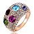 cheap Rings-Women&#039;s Band Ring Crystal Personalized Luxury Classic Basic Sexy Love Elegant Cute Style Fashion Crystal Alloy Round Geometric Jewelry