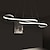 abordables Suspension-110 cm LED suspension plafonnier forme de vague suspension lumière îlot linéaire dimmable pour salon salle à manger cuisine minimaliste moderne 46 w
