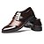 baratos Sapatos Oxford para Homem-Homens Oxfords Sapatos formais Negócio Casamento Social Escritório e Carreira TPU Preto Marron Outono Inverno / EU41