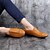 preiswerte Herrenpantoletten &amp; -slipper-Herrn Komfort Schuhe Leder Sommer / Herbst Loafers &amp; Slip-Ons Walking Schwarz / Dunkel Braun / Hellbraun / Kombination