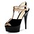 cheap Women&#039;s Sandals-Women&#039;s Sandals Stiletto Heel Peep Toe Formal Shoes Dress Party &amp; Evening Sparkling Glitter Buckle Lace-up Sparkling Glitter Summer Clear / Black / Red