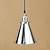 billiga Belysning för köksön-1-ljus 18,5 cm hängande ljusmetall metall krom retro designers 40w 110-120v / 220-240v