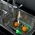 abordables Robinets de Cuisine-Robinet de Cuisine Chrome Set de centre Moderne / LED Kitchen Taps