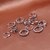 cheap Rings-Ring Stacking Stackable Gold Silver Alloy Moon Flower Ladies Unusual Unique Design 11pcs One Size / Women&#039;s / Rings Set