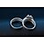 Χαμηλού Κόστους Δαχτυλίδια-Γυναικεία Band Ring Cubic Zirconia Ασημί Ασήμι Στερλίνας Επιμεταλλωμένο με Πλατίνα Κυκλικό Πολυτέλεια Κομψό Γάμου Γαμήλια Τελετή Κοσμήματα / Αρραβώνας
