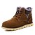 preiswerte Herrenstiefel-Herrn Komfort Schuhe Wildleder / Kunstleder Herbst / Winter Stiefel Booties / Stiefeletten Braun / Dunkelblau