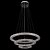 cheap Circle Design-1-Light 60 cm Crystal / Adjustable / Dimmable Chandelier Metal Circle Electroplated Chic &amp; Modern 110-120V / 220-240V