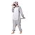 tanie Piżamy kigurumi-Dla dorosłych Piżama Kigurumi Słoń Piżama Onesie Flanel Szary Cosplay Dla Mężczyźni i kobiety Animal Piżamy Rysunek Festiwal/Święto Kostiumy